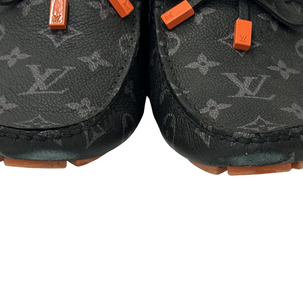 Louis Vuitton Leather Shoes Men'S Brand Loafers Monogram Eclipse Monogram