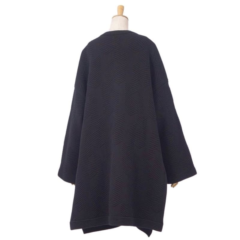 Hermes Coat 23 AW Long Wool Knit