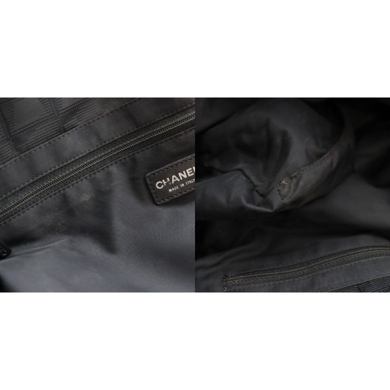 Chanel New Travel Line MM Tote Bag Black SS • OS