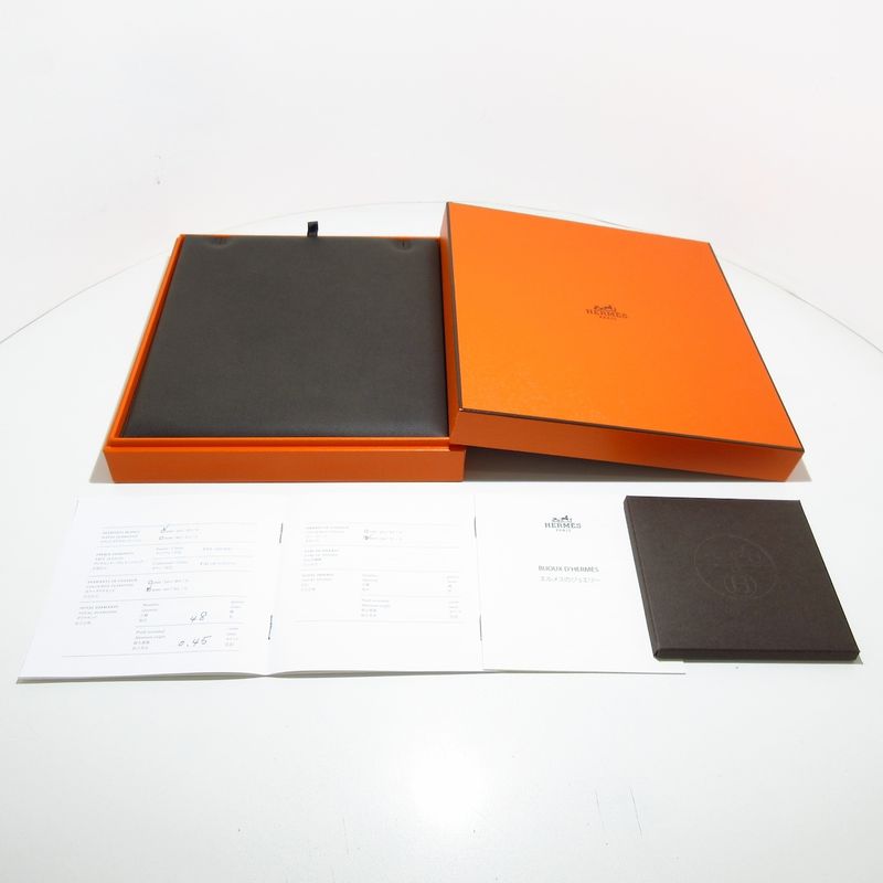 Hermes Necklace Farandole PM 18k White Gold X Diamond 48p Diamond 0.45ct St