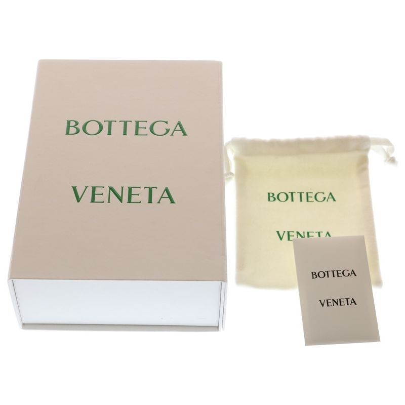 Bottega Veneta Maxi Intrecciato Bifold Wallet Compact Wallet Coin Case Pink