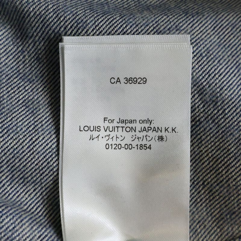 Louis Vuitton 23aw×yk Zipup Denim Bluzon Dot Rm232h Yn3 Hoa30w Yayoi Kusama Dot