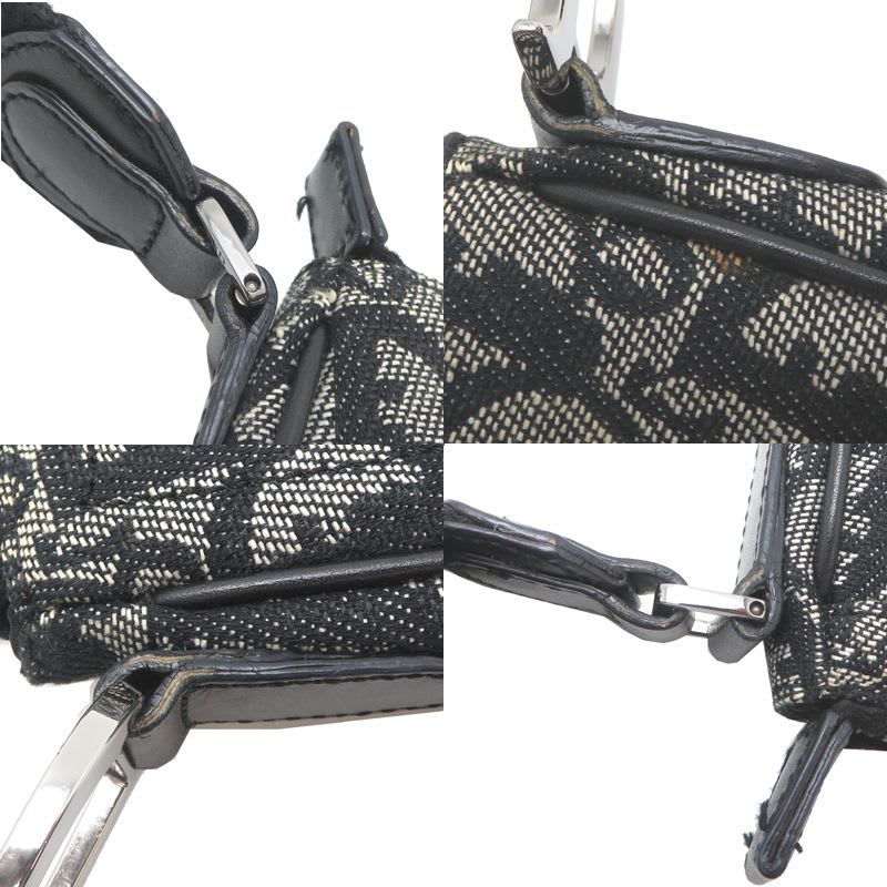 Christian Dior Shoulder Saddle Navy Bag