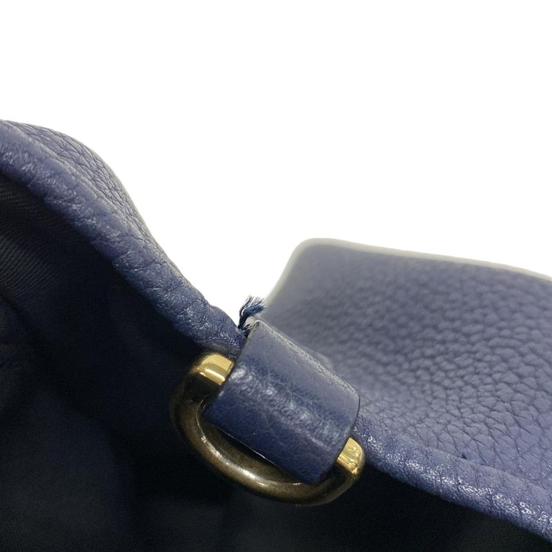 Loewe Shoulder Bag Karie Navy Leather
