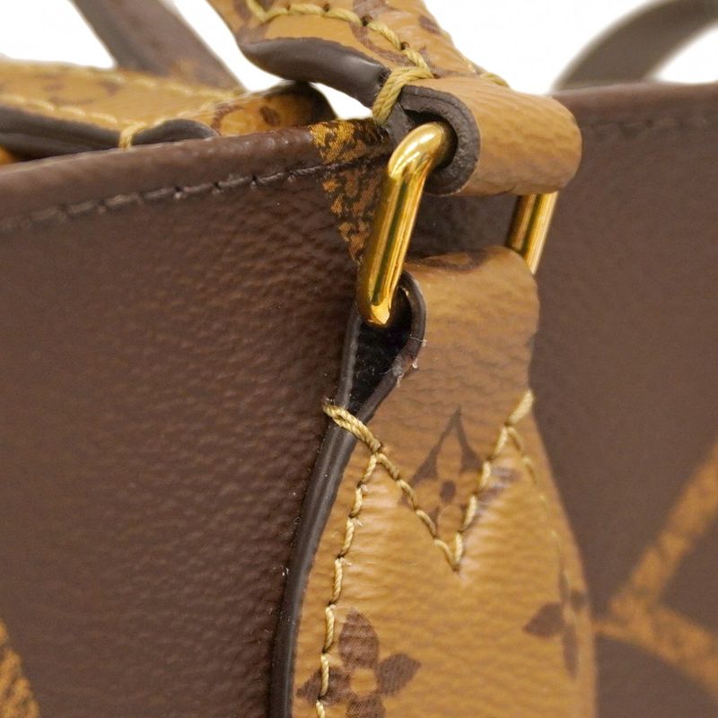 Louis Vuitton Tote Bag Monogram Giant Reverse on the Go GM M44576 Brown 2way