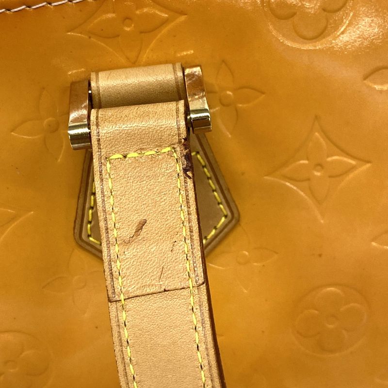 Louis Vuitton Tote Bag Vernis Houston M91054 Rose Women's