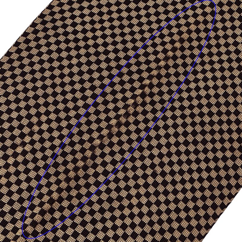 Louis Vuitton Muffler Men'S Brand Stole Damier Elshap Smoking Brown Smart Check
