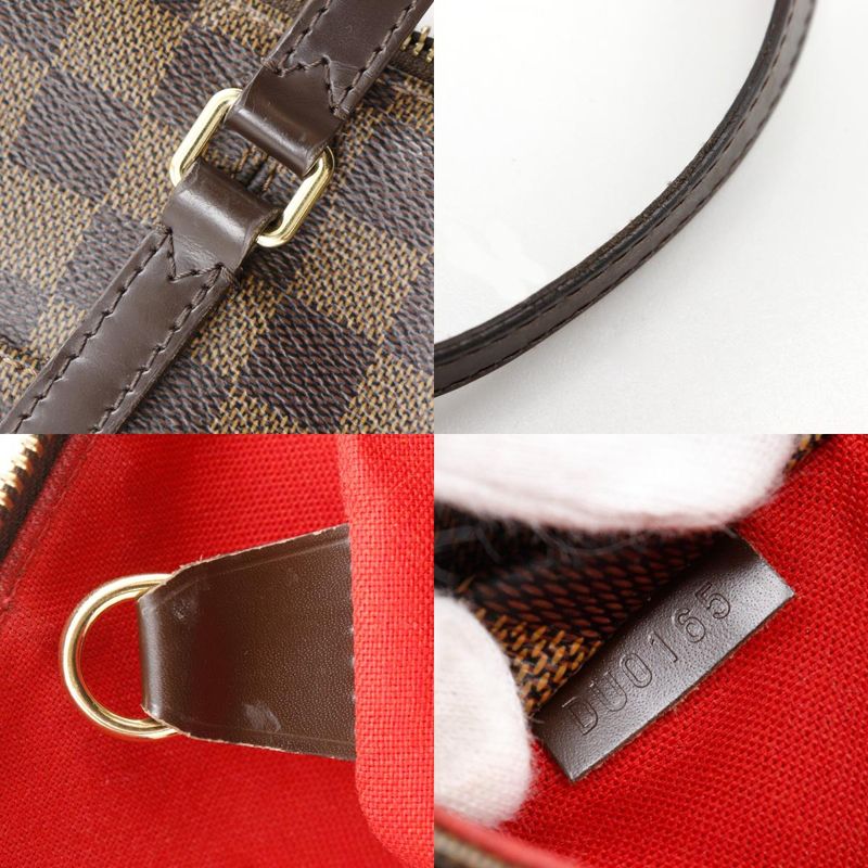 Louis Vuitton Totally PM N41282 Damier Canvas Brown Du0165 Women's Tote Bag