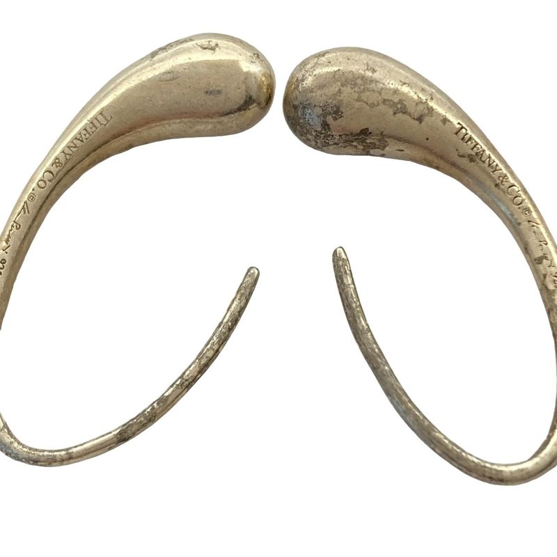 Tiffany & Co Earrings Tea a Dos Lop Silver