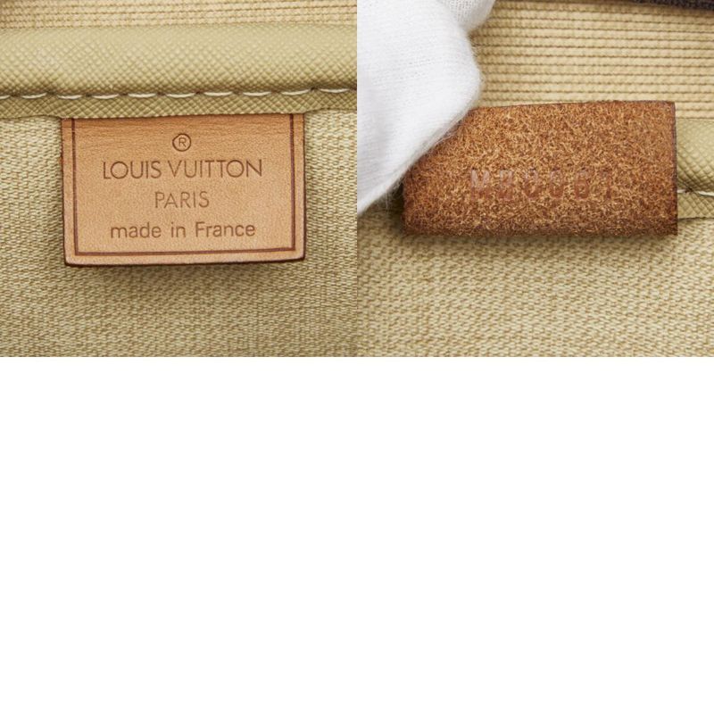 Louis Vuitton Monogram Deauville M47270 Brown PVC Leather Women's Louis Vuitton