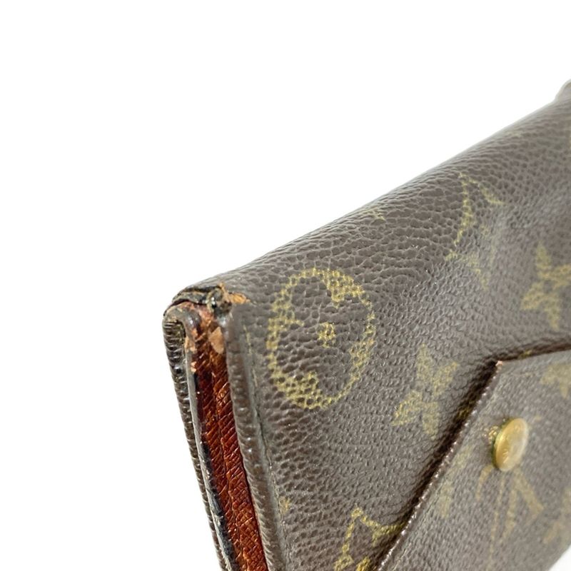 Louis Vuitton W Hook Wallet Monogram Porto Monevier (new Shape) M61660