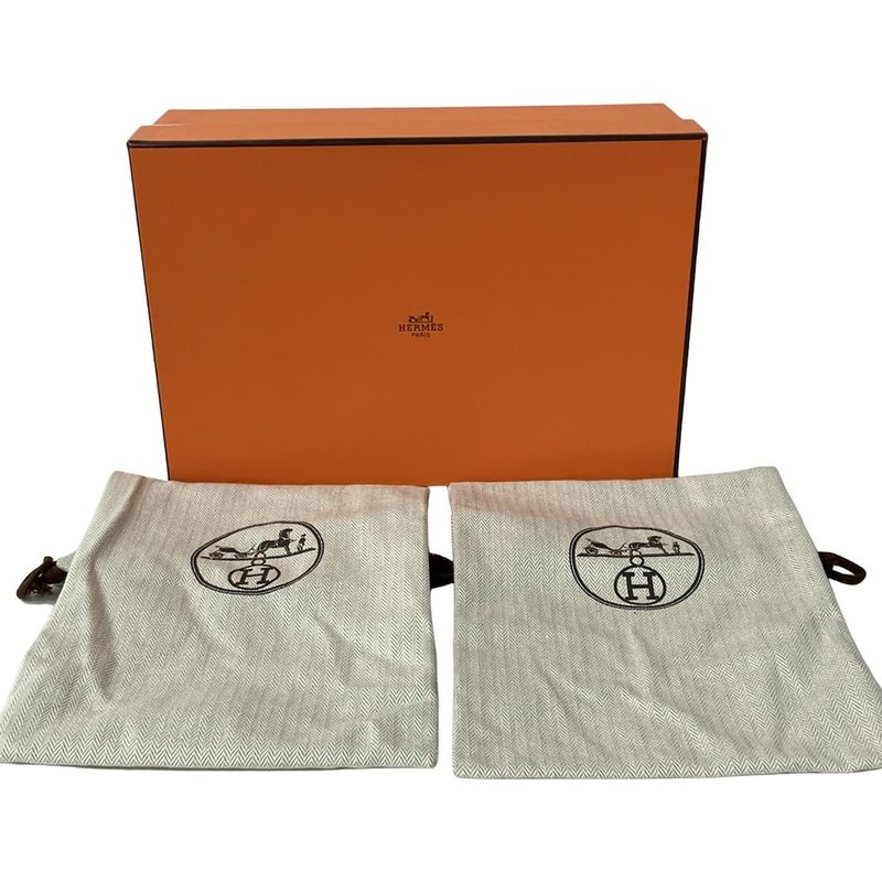 Hermes Loafers 35 1 2 Women's Dauphine Black Pink Gold Hardware Leather