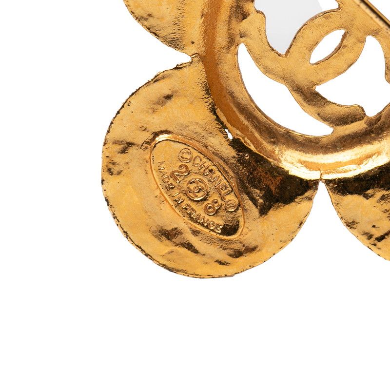 Chanel Vintage Coco Mark Gold Plated Ladies Chanel