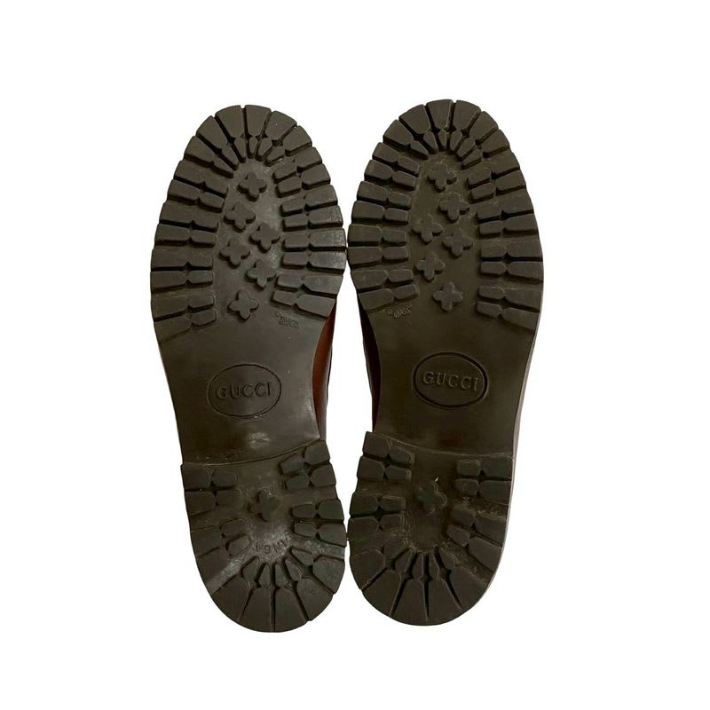 Gucci Horsebit Hardware Leather Short Boots Shoes 36 1 2 Size