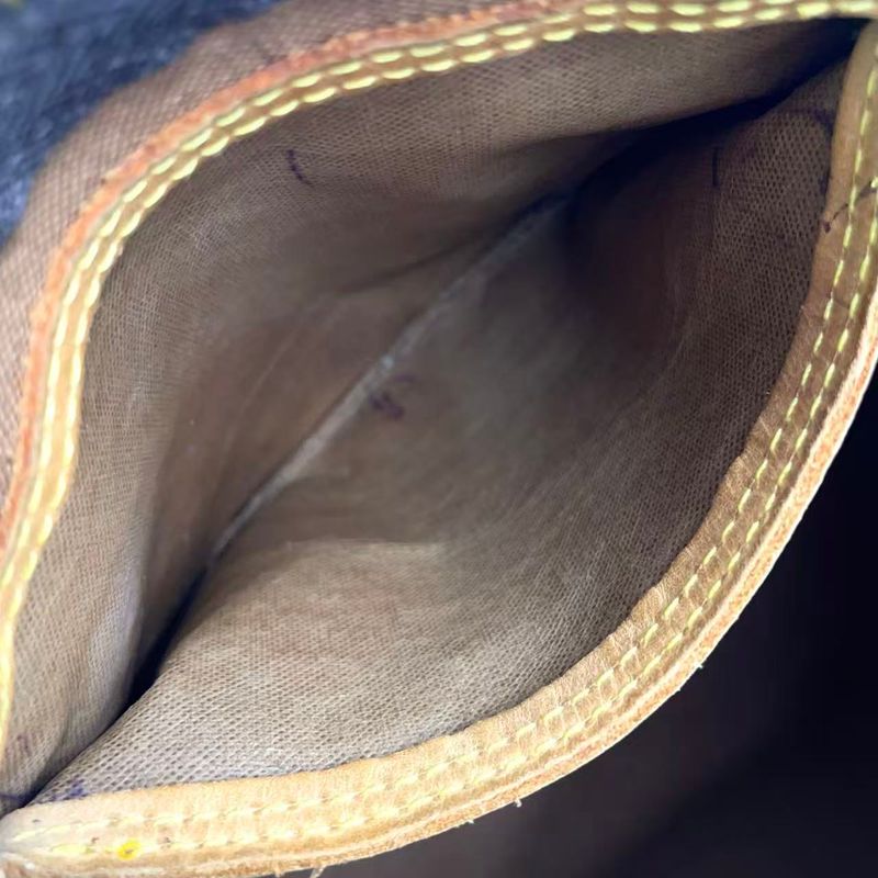 Louis Vuitton Speedy 30 Monogram Leather X PVC Brown Handbag Gold M41526