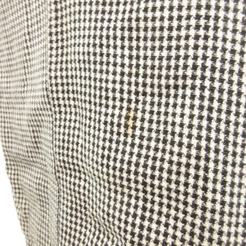Christian Dior Coordonnees Long Jacket Tailor Collar Double Short Sleeve Check
