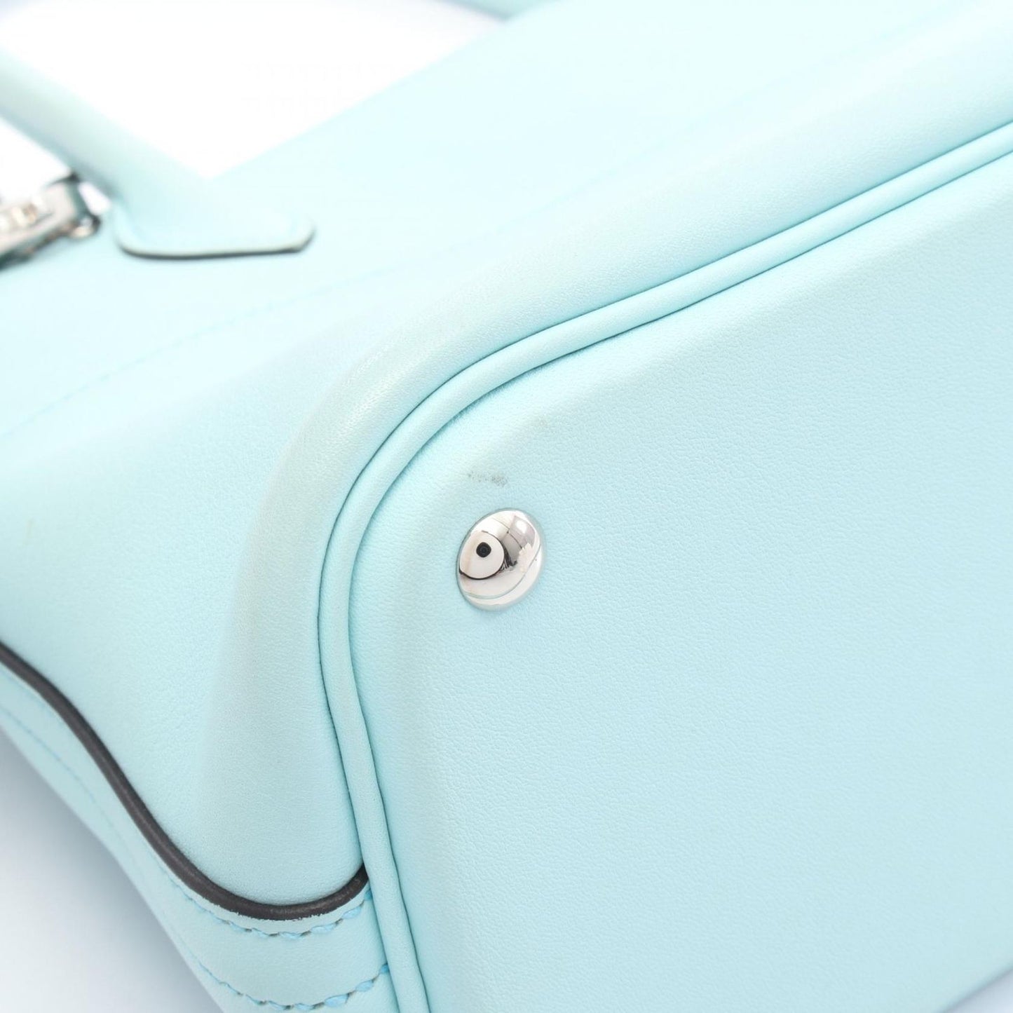 Hermes Handbag Bolide 27 Blue Zephyr Blue Zephyr Leather Bolide 27 Blue Zephyr