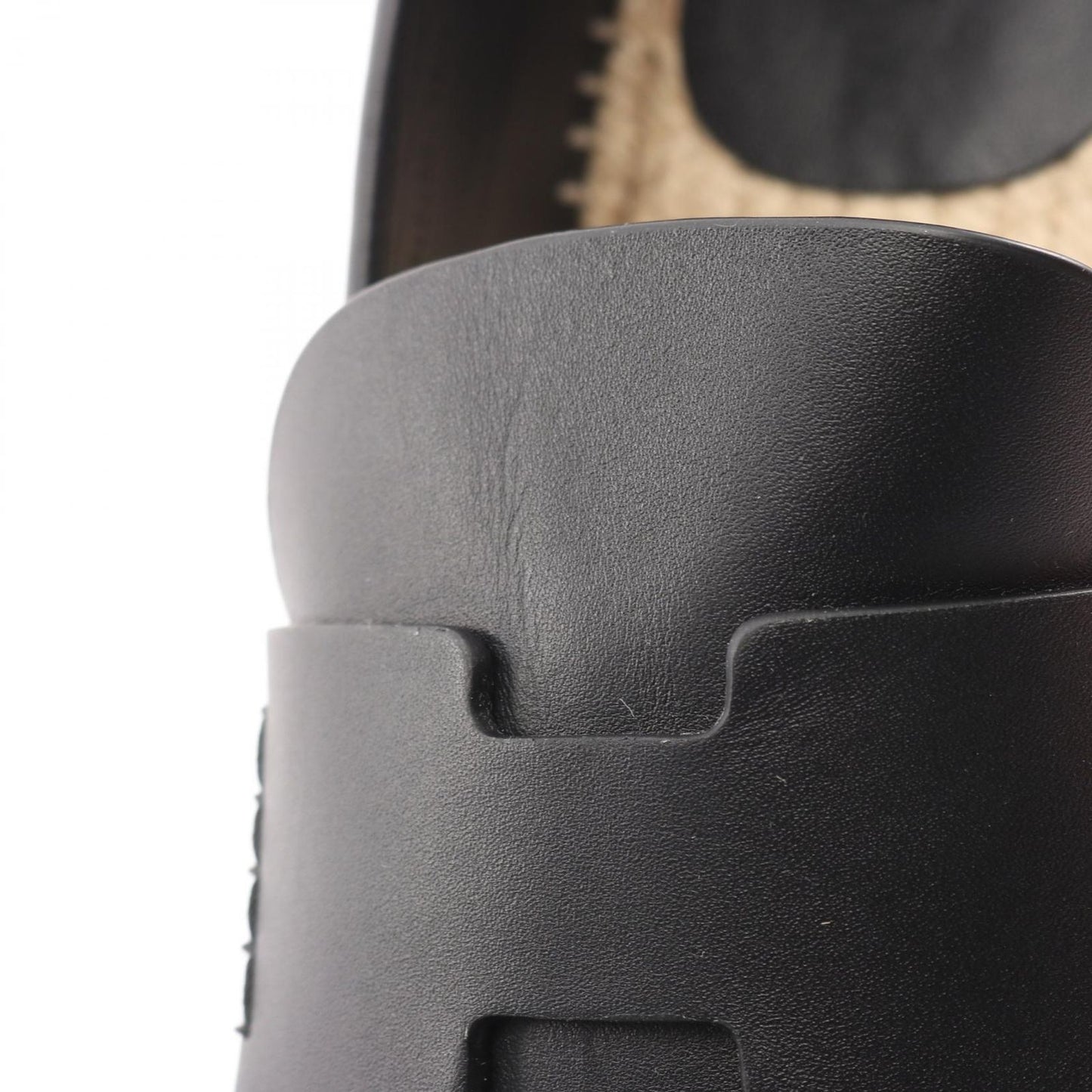 Hermes Slip-on Trip Leather Espadrilles Men's Unused