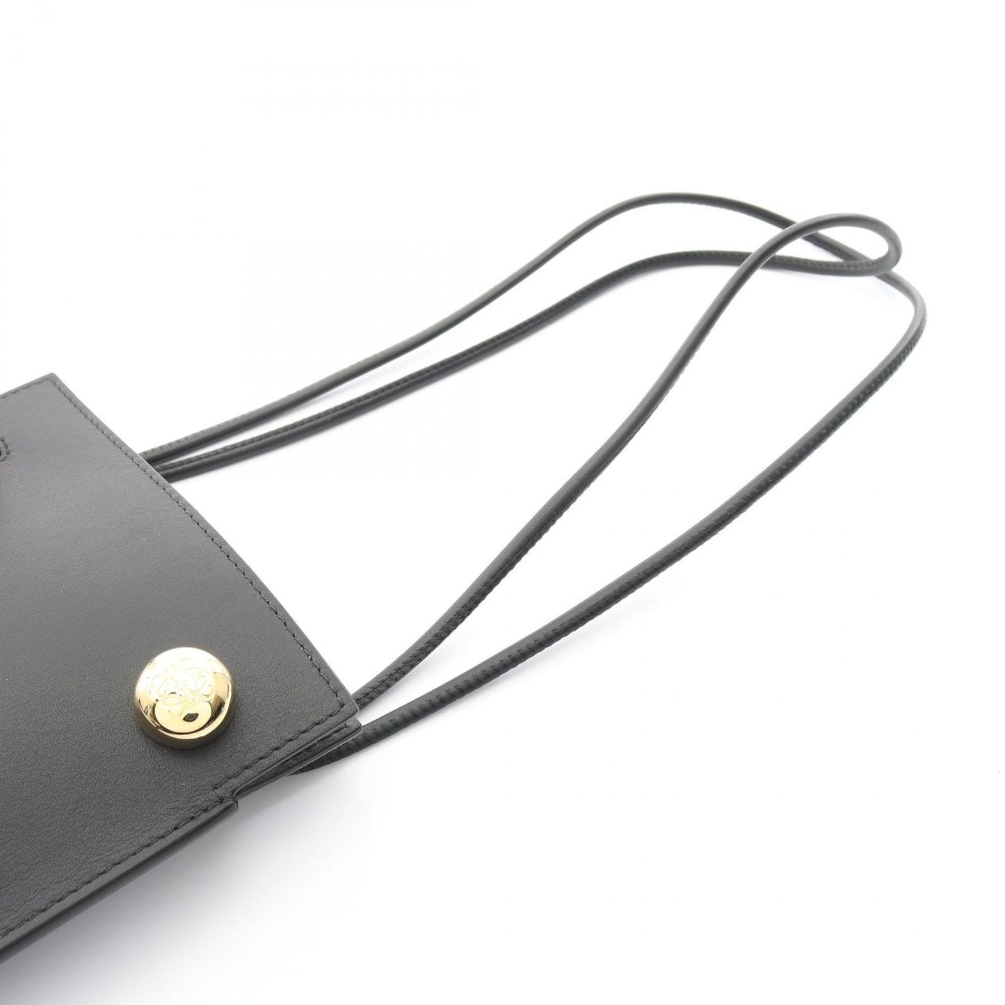 Loewe Shoulder Bag Pebble Dice Pocket Cpbpr12x021100 Black Leather Pebble Dice