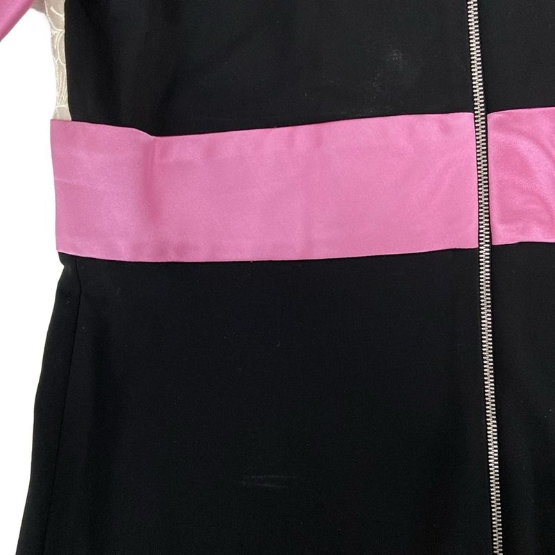 Gucci Dress Size 1 S Women's - 479499 X5r25 Black X Ivory X Pink