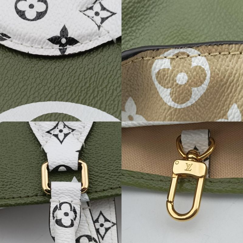 LOUIS VUITTON On the Go GM Cles Mu x Green x Multicolor Monogram Giant M44571