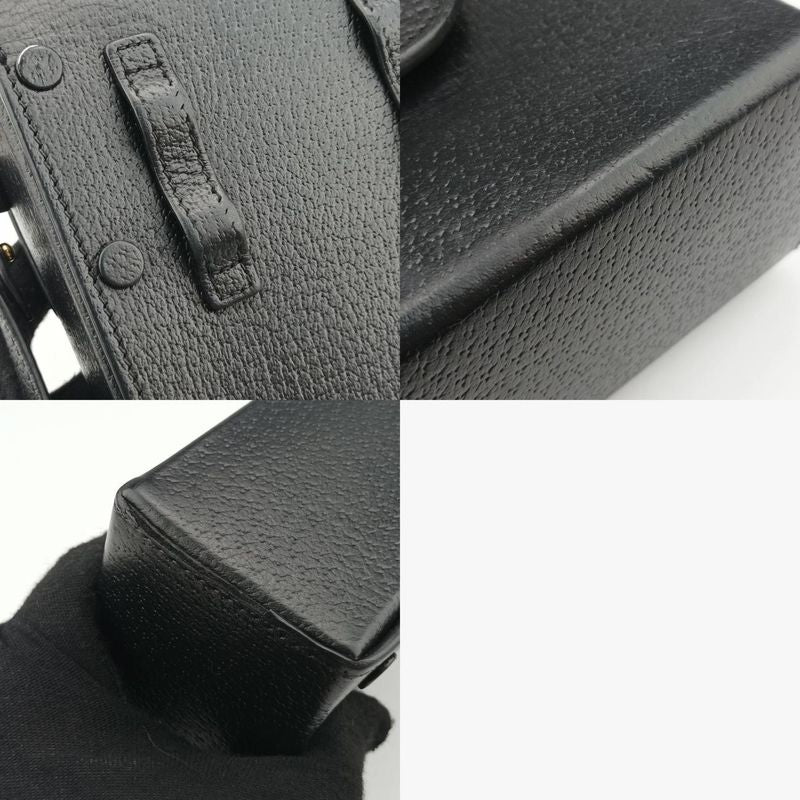 GUCCI Horsebit 1955 Black Leather 732302