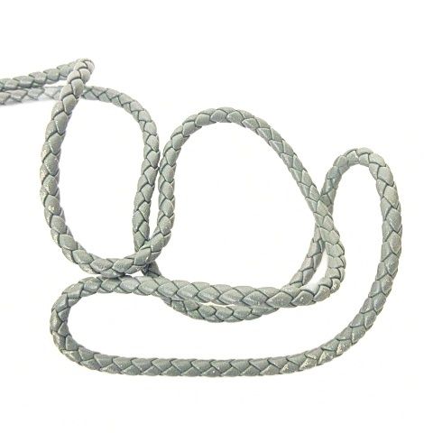 Bottega Veneta Strap Key Ring Intrecciato Leather Sage Green