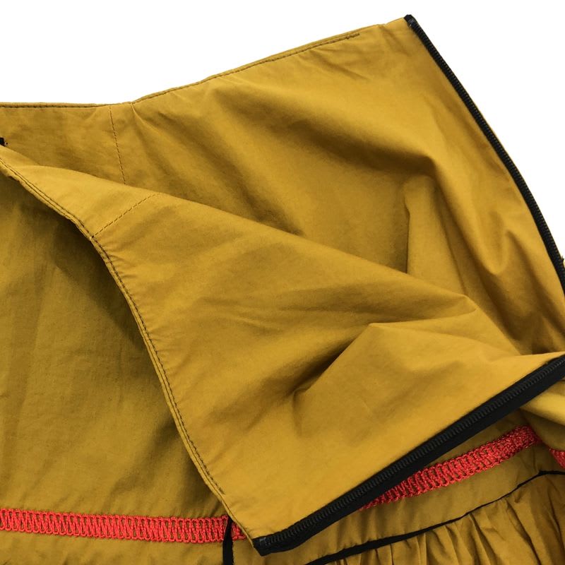 Fendi Piping Stitch Skirt Yellow 38