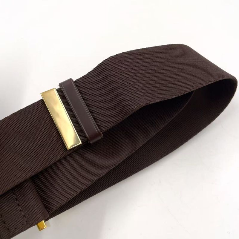 Louis Vuitton Geronimos Damier PVC Brown Body Bag Gold N51994