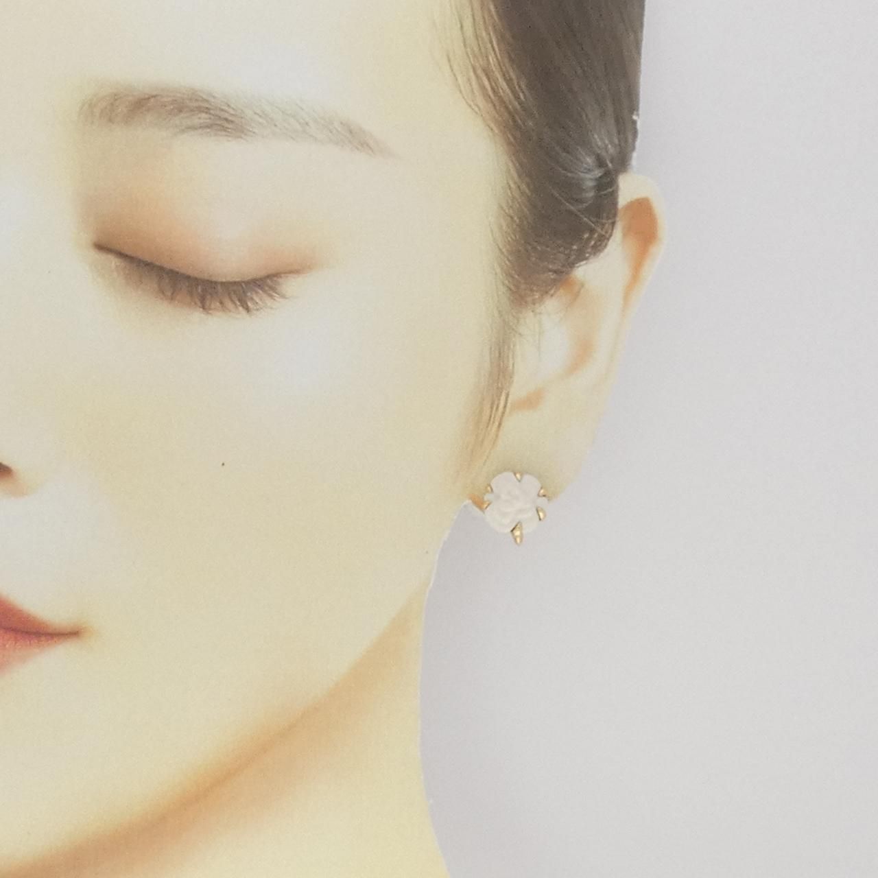 Chanel Camellia Small Earrings One Ear