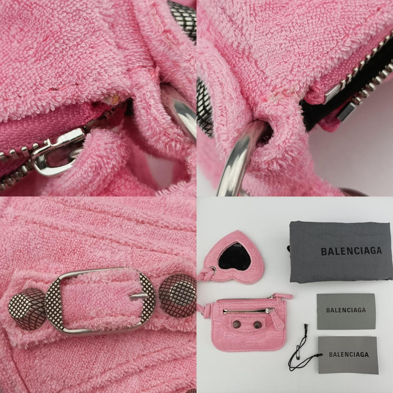 Balenciaga Cagoul Pink Pile Fabric 671309.5812o.493076
