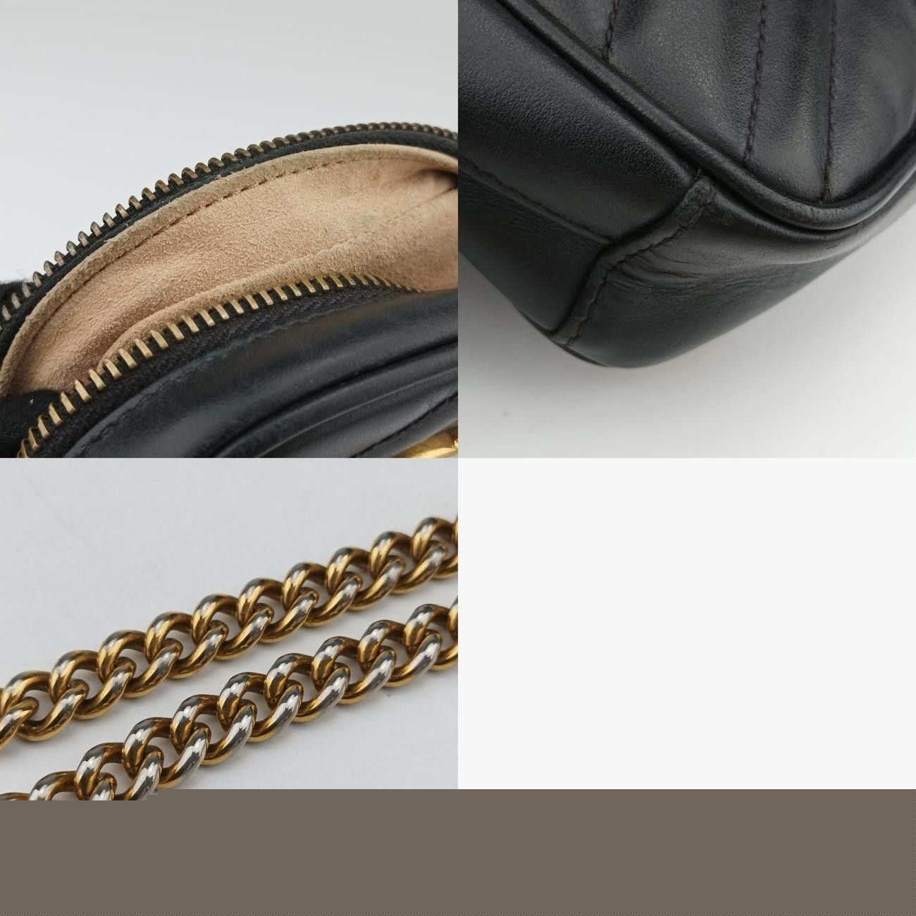 Gucciggmarmont Black Leather