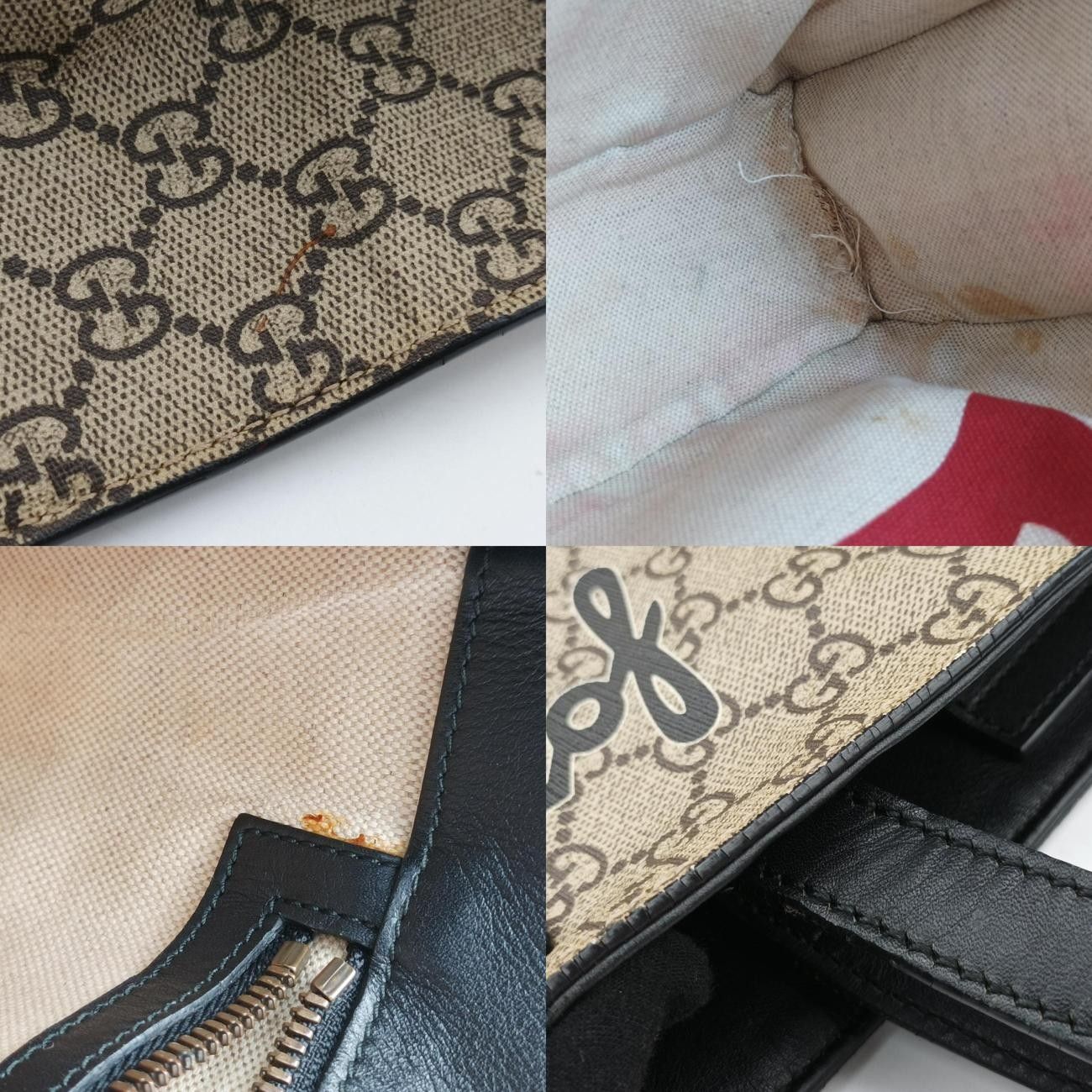 Guccigg Supreme King Snake Beige X Multicolor Pvc Coated Canvas 450950