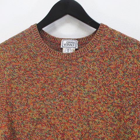 Gianni Versace Gianni Versace Knit Vest Pullover 3 48 Multicolor Melange Crew