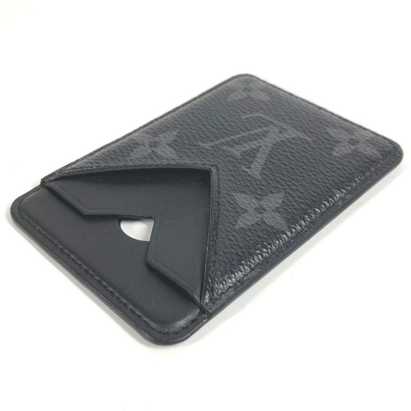 Louis Vuitton Card Case Porto Cult Magnet M12602 Monogram Eclipse Canvas Black