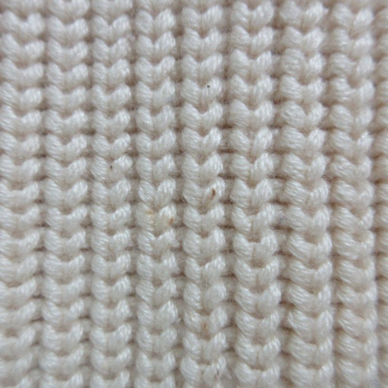 Celine Phoebe Period American Sleeve Cashmere Silk Knit Sweater XS Ivory Ladies