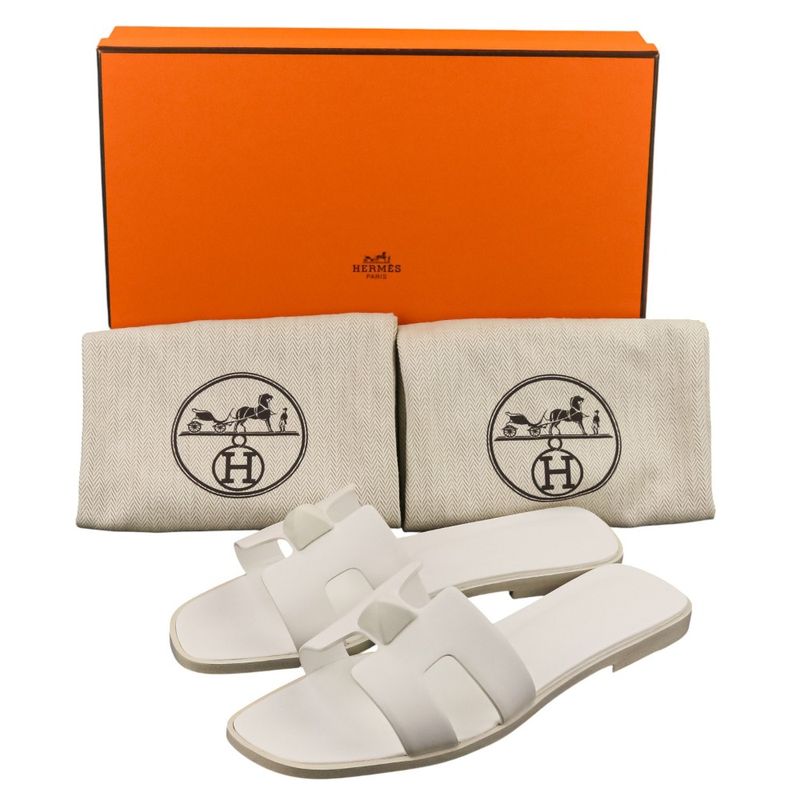 Unused Hermes Medor Oran Flat Sandals Size 36.5 23.5cm (9.25in) Equivalent
