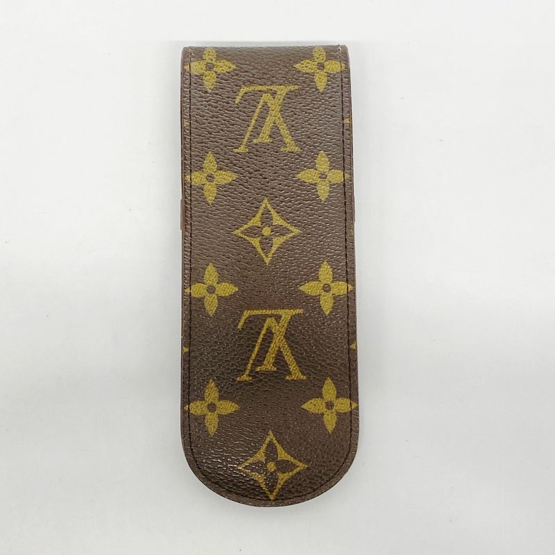 Louis Vuitton Pencil Case Monogram Tuistilo M62990 Brown Men's Women's Unisex