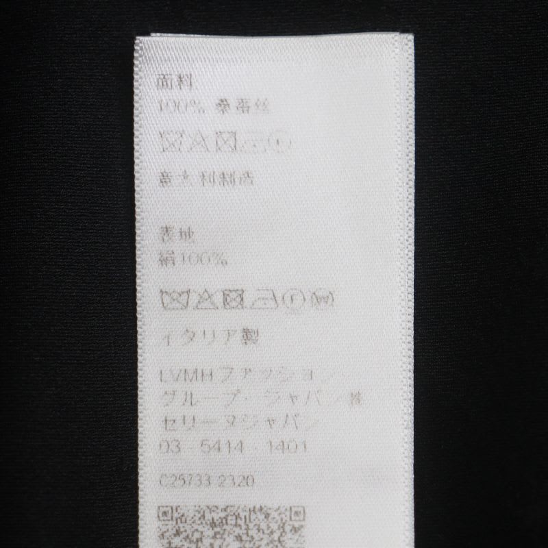 Celine 24 AW 2 C15 A805 V 100% Silk Micro Triomphe Long Sleeve Jacquard