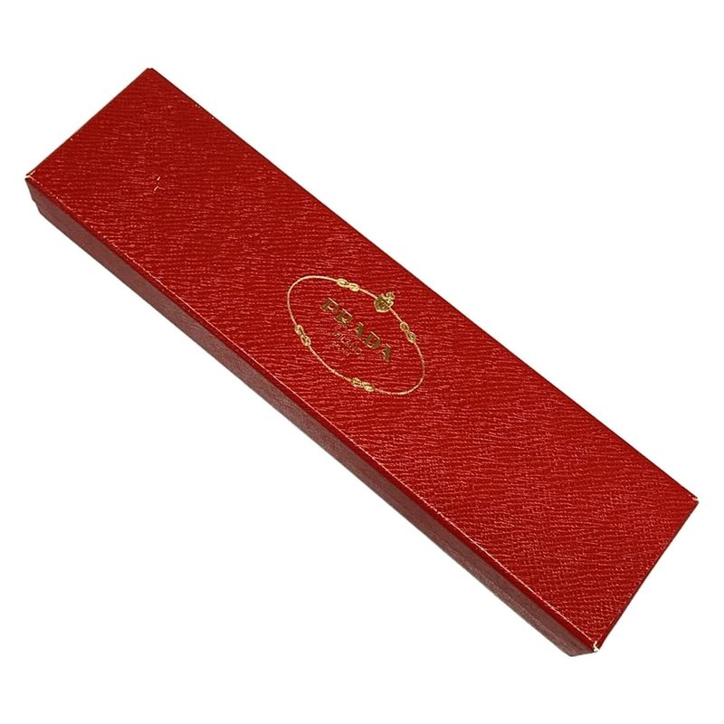 Prada Key Holder (Charm) Red X Gold Bag Charm Monkey Mirror Leather