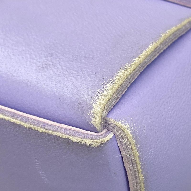 Bottega Veneta Tote Bag Cassette Purple Leather