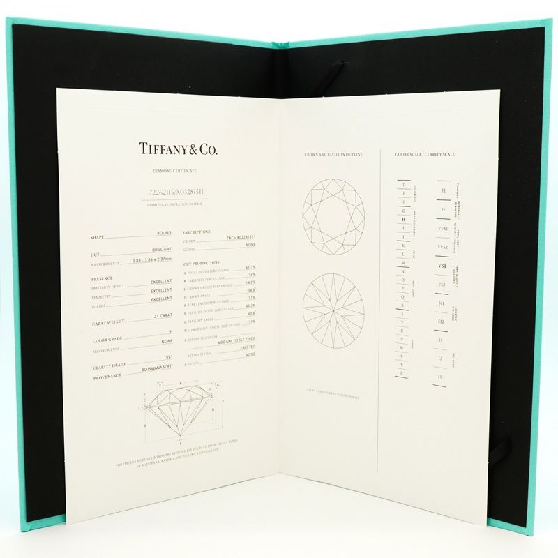 Tiffany & Co Ring Harmony Half Eternity Pt950 Platinum Diamond 0.21ct Size 8.5