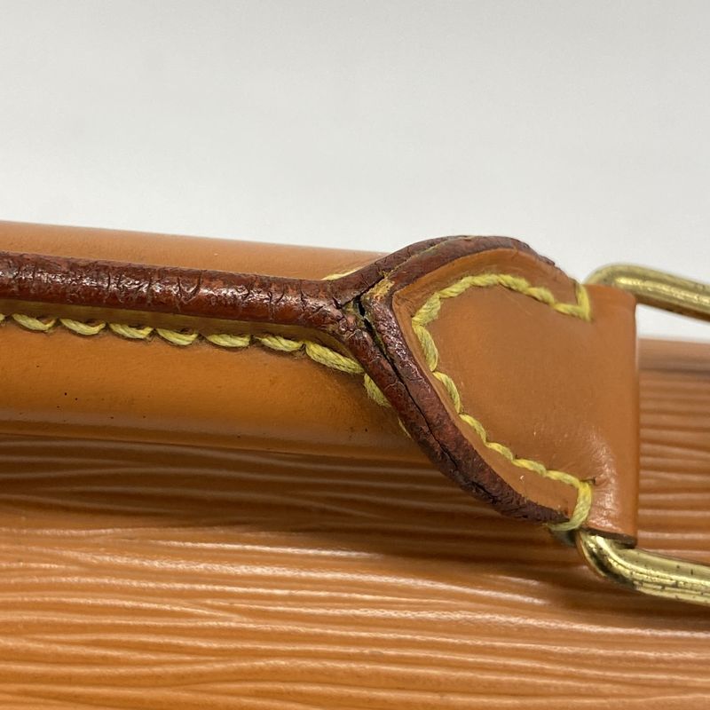 Louis Vuitton Briefcase Epi Serviette Conseil M54428 Zipang Gold Men's