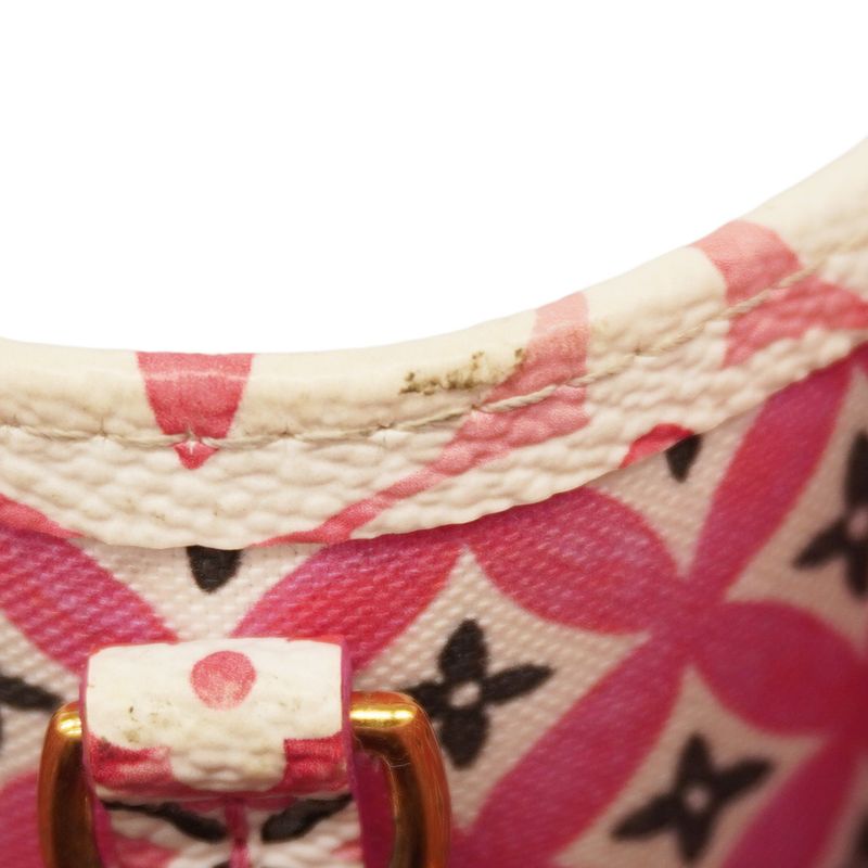 Louis Vuitton Handbag Monogram Giant Visor Pool on the Go PM M22976 White Pink