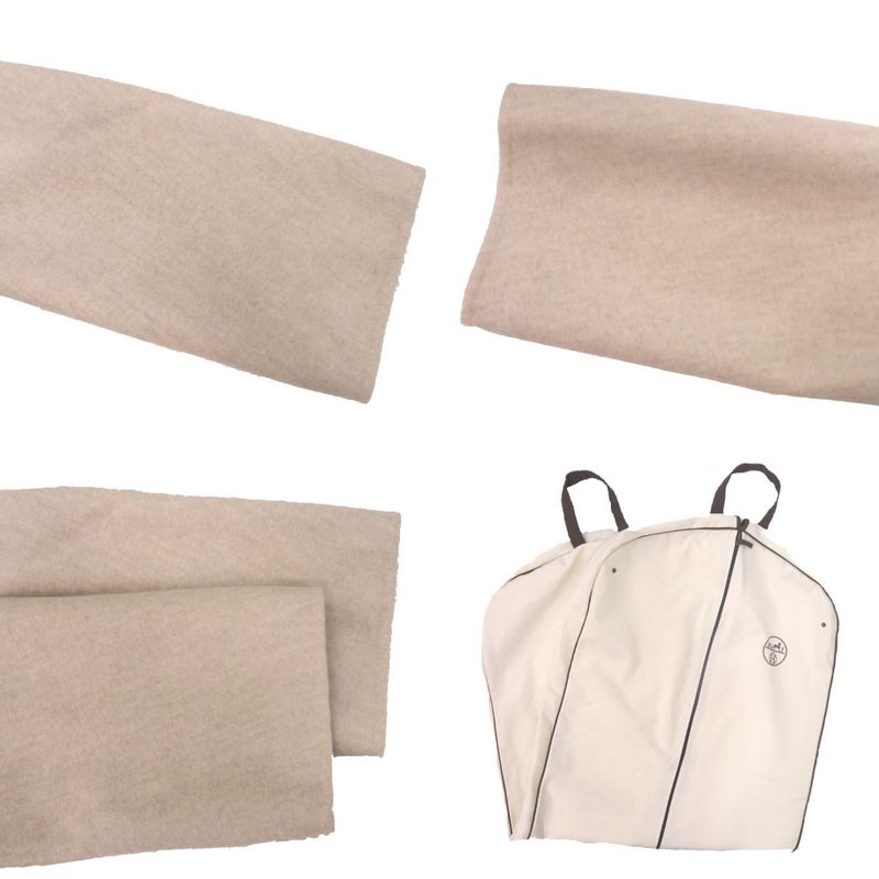 Unused Hermes Duffle Coat Cashmere Beige 0256 Hermes