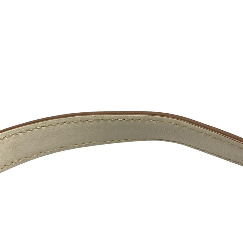 Prada Handbag Duet Logo Jacquard 1bh038 Beige X White Drawstring Shape Leather