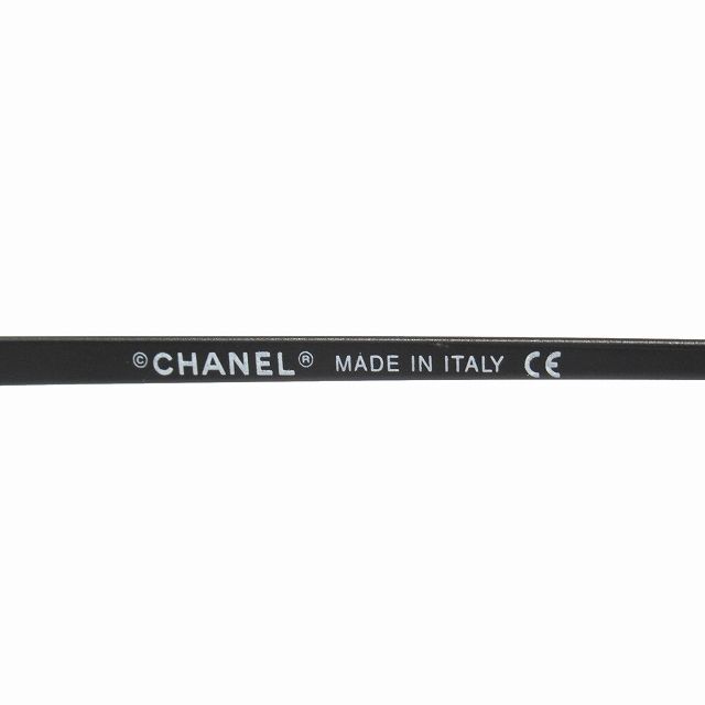 Chanel Rimless Sunglasses Eyewear Square Shape Here Mark Logo Rhinestone