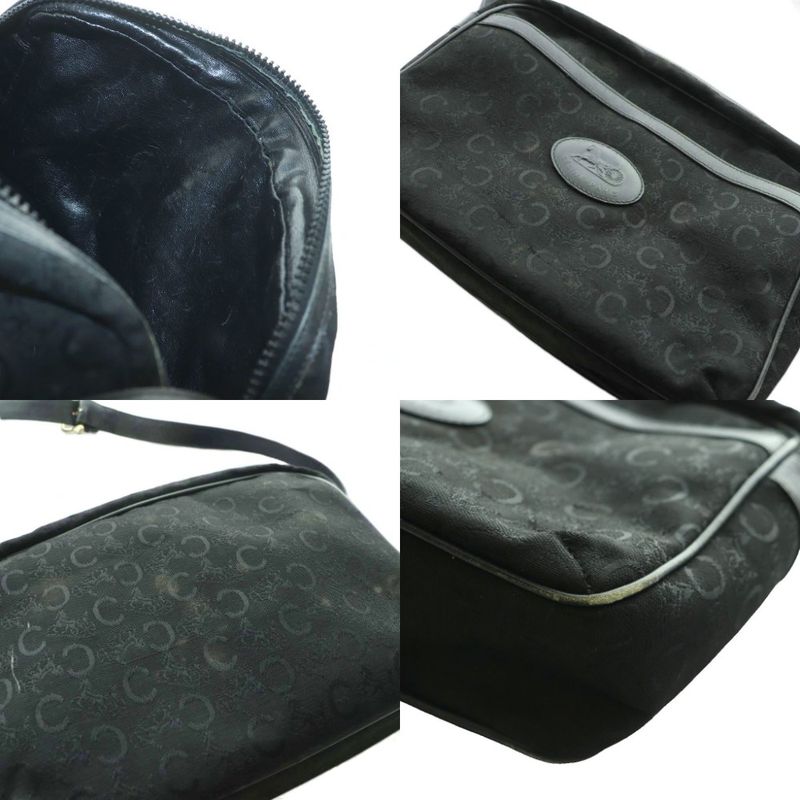 Celine Vintage C Macadam Shoulder Bag Carriage Logo All Over Pattern