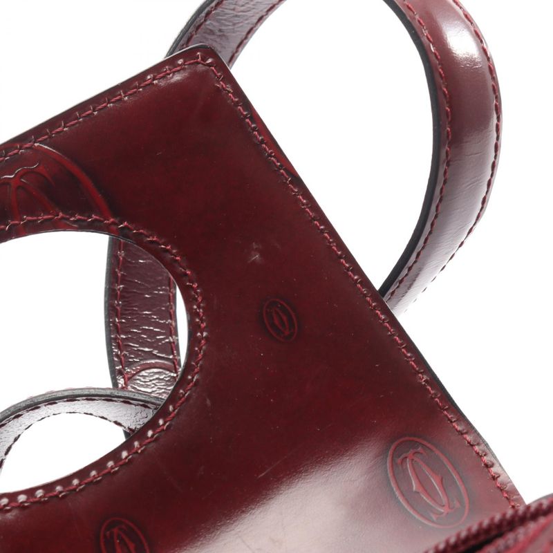 Cartier Sac Backpack Happy Birthday Bordeaux Leather