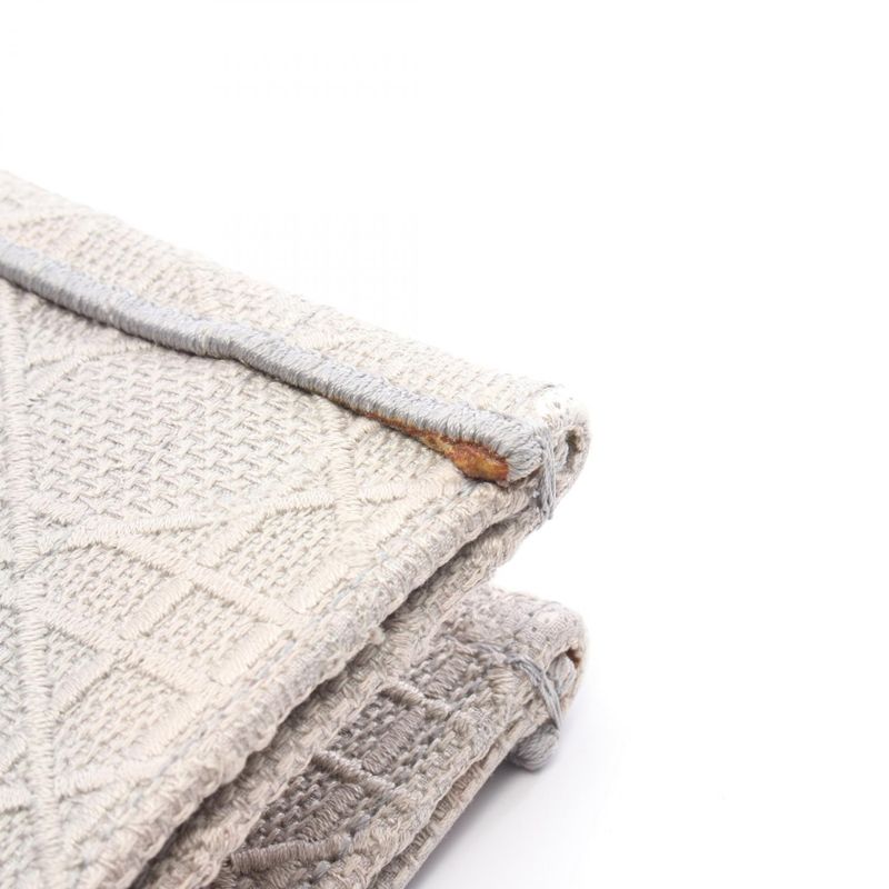 Christian Dior Tote Bag BOOK TOTE Medium Gray Canvas Book Tote Medium Ladies